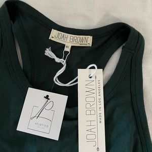 Joah Brown tank in deep green
